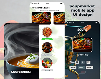 Food Ordering Mobile App UI design