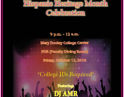 Hispanic Heritage Month Celebration Flyer
