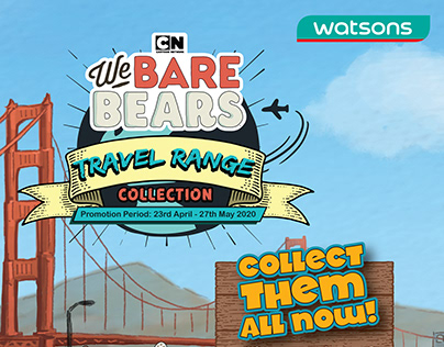 We Bare Bears Travel range