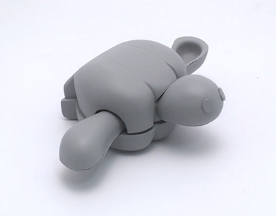 Primed Turtle Bath Toy