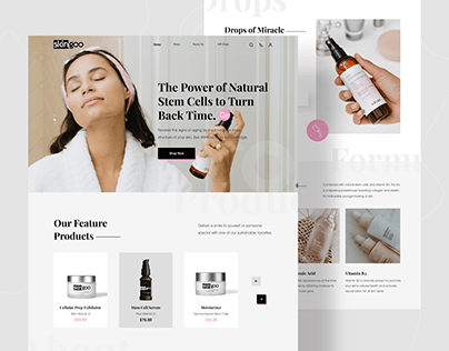 SkinGoo : Beauty Product Landing Page