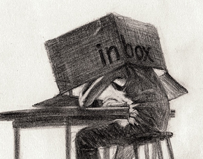 UNBOX YOURSELF -series of pencil drawings