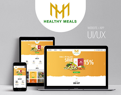 Healthy Meals UI UX