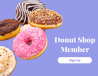 Donut Shop Mobile App Loading Screens