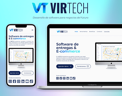 VIRTECH REDESIGN | WEB UI DESIGN