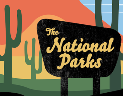 The National Parks Gig Poster