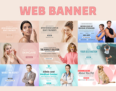 Web Banner Design Set