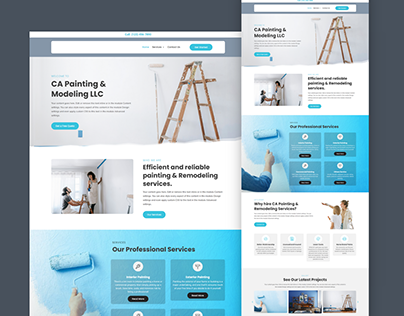 Website Design for Cleaning & Remodeling Company