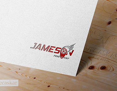Jameson rent a car logo tasarımı -vecaskar