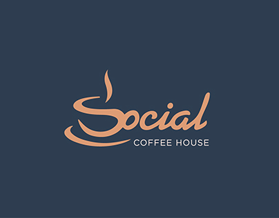 Social Coffee House Brand Identity