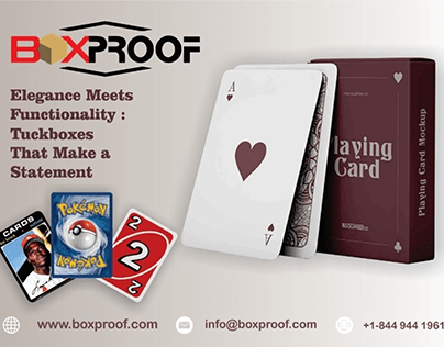 Deal Yourself a Winning Hand: Custom Playing Card Boxes