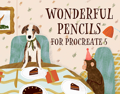 Wonderful Pencils for Procreate + FREE DOWNLOAD