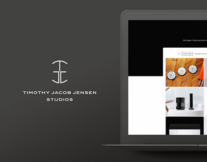 Timothy Jacob Jensen Studios website design