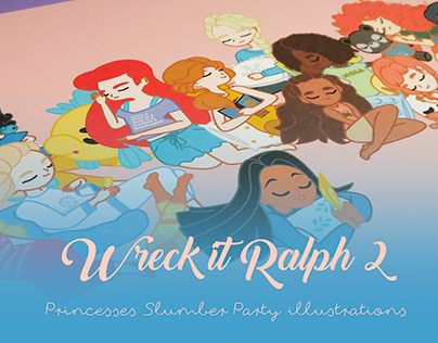 Wreck it Ralph 2 / Slumber Party Illustrations