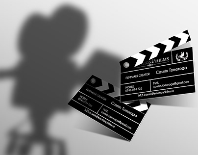 Clapperboard business card