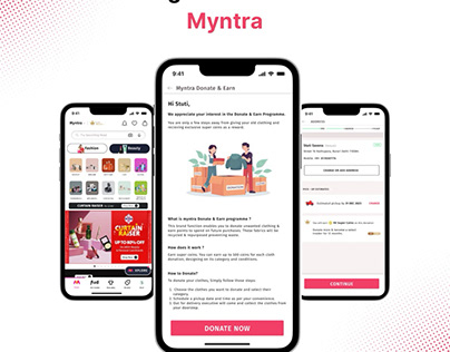 Myntra - Introducing Donation feature.