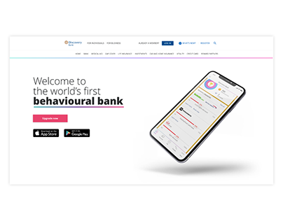Discovery Bank Landing Page