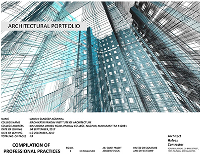 Internship Portfolio 02- Architect Hafeez Contractor