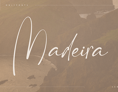 Madeira - handmade script font