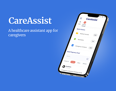 Healthcare Assistance app for family caregivers