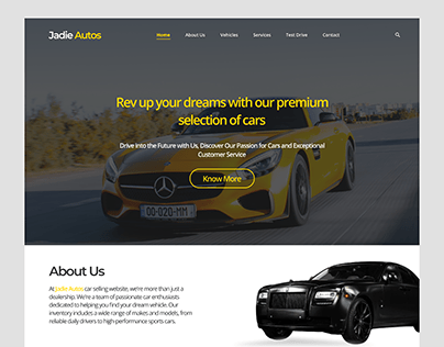 Jadie Car Selling Website
