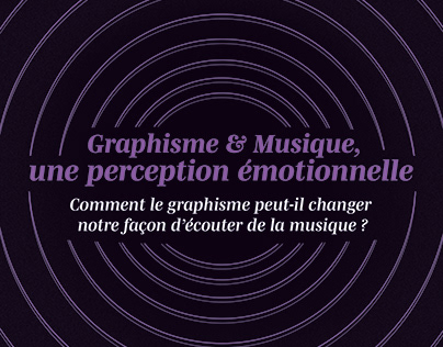 Graphisme & Musique - Mémoire