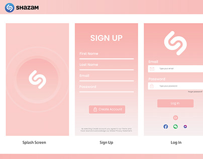 Shazam Mobile App | UX/UI Redesign Case Study