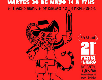 Club de dibujo de Montevideo en la Feria del Libro