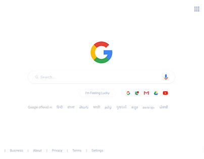 Google Search Redesign Concept