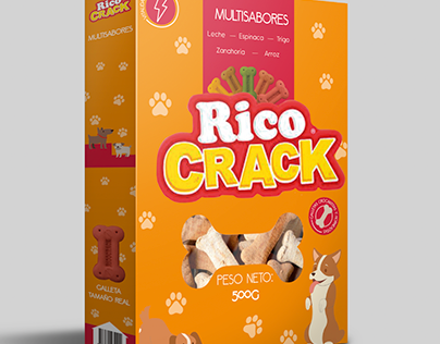 Re diseño de packaging - Ricocrack