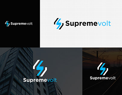 S Letter Supreme volt logo design
