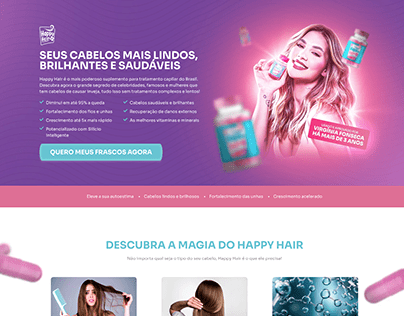 Landing Page Happy Hair
