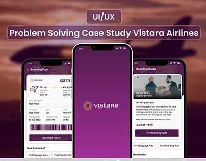 Vistara Airlines | Problem Solving | Ios App | UX/UI