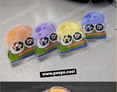 Pepe Frog Pins Cute Enamel Meme Art