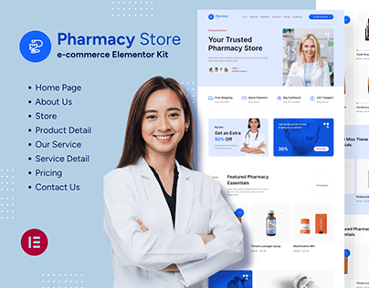 TokoFarma - Ecommerce Medicinal Store Elementor