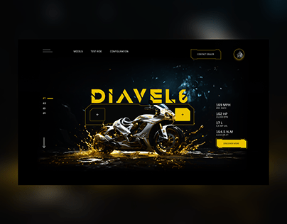 Motorcycle | Ducati | concept page | ui ux | web design