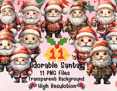 11 Adorable Santas