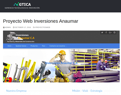 Proyecto Web Inversiones Anaumar