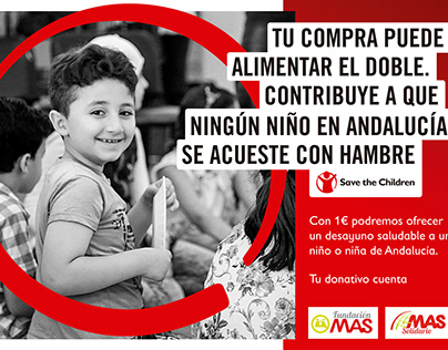 Campaña Save the Children Andalucía / Supermercados MAS