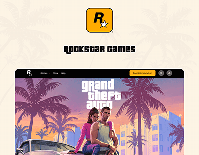 Project thumbnail - GTA VI | Rockstar Games - Homepage Redesign