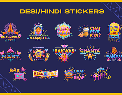 Desi/Hindi/Indian Stickers
