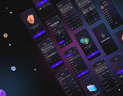 Cryptocurrency app concept | UX/UI |