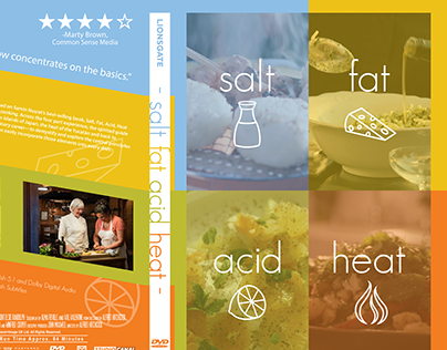 DVD Case & Disk Design - Salt Fat Acid Heat