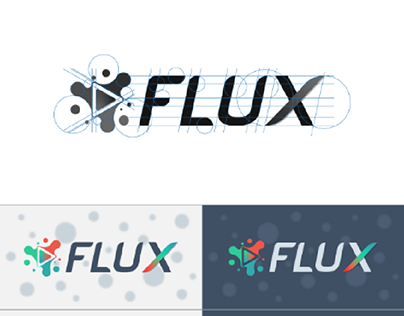 Flux logo design