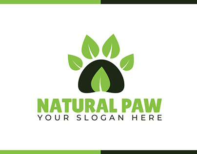 Natural Paw Logo - GraphicRiver