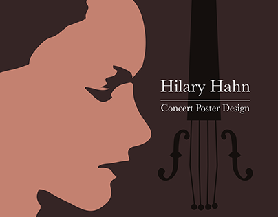 Hilary Hahn - Classical Concert Poster