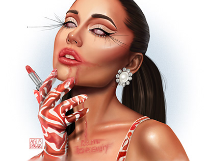 Drawing of Ariana Grande by Agusdrawing