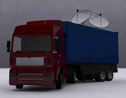 3D Truck with Simple Animation