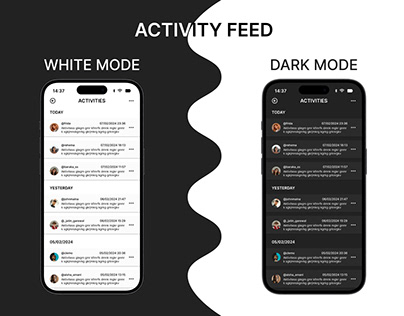 #UI047 - Daily Challenge | Activity Feed