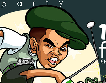 Project thumbnail - Hip Hop Party Illustration
